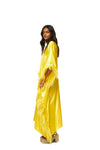 Firenze Feathers Caftan in Yellow