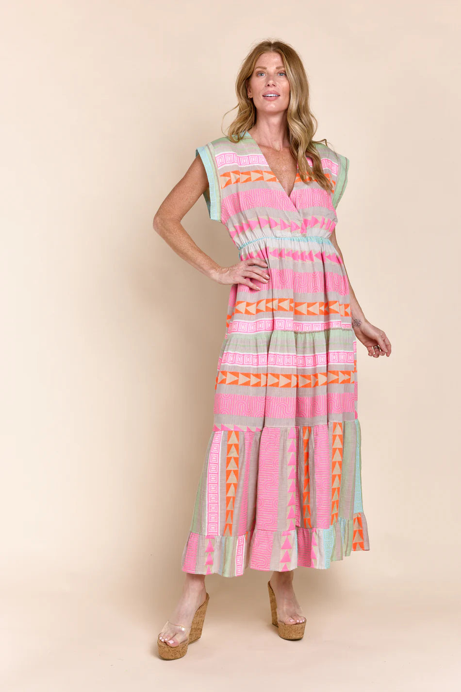 Sofia Collection Clau Dress in Newcastle Pink – Poppy's of Atlanta