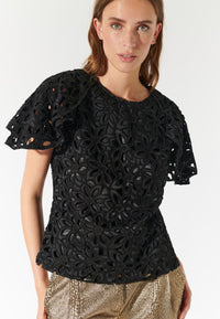 Delilah Blouse in Black