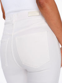 Bridget Boot Cropped Jean in White