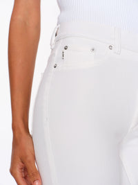 Bridget Boot Cropped Jean in White