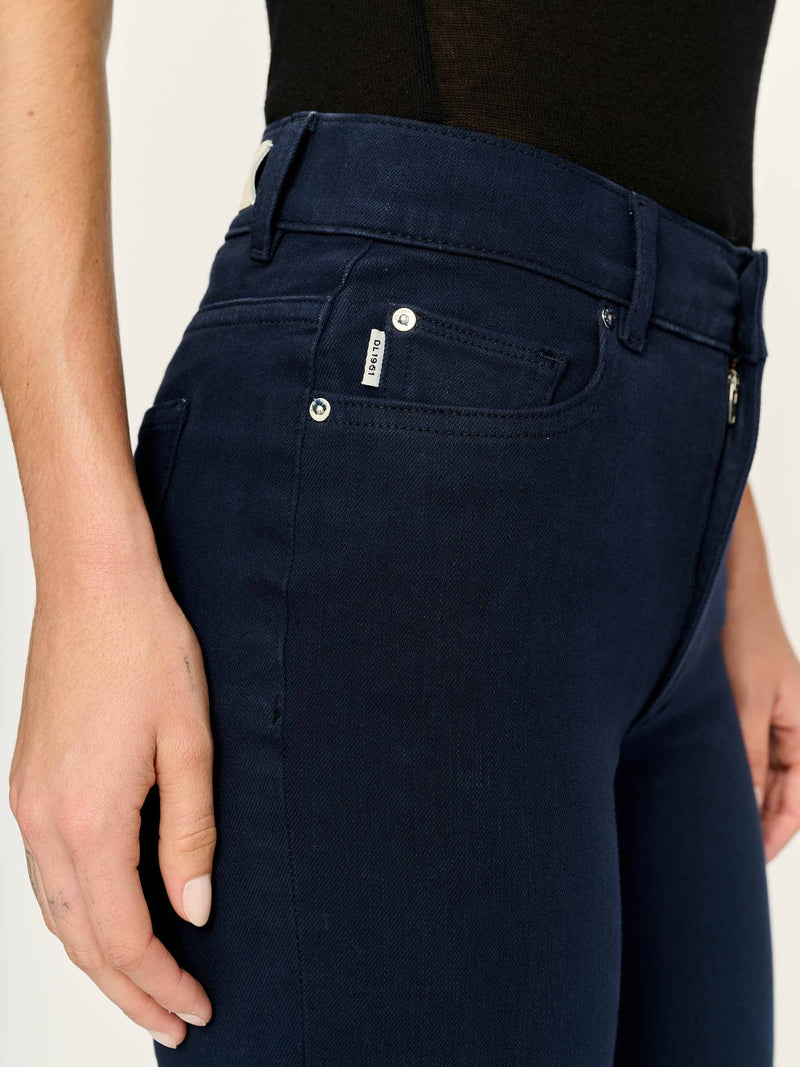 Bridget Cropped Denim in Marine