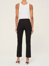 Mara Straight Ankle Pant in Black Onyx