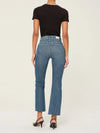 Bridget Cropped Denim in Sea Harbor