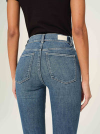 Bridget Cropped Denim in Sea Harbor