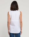 Claire Sleeveless Layering Top in White *FINAL SALE*