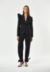 Flounca Jacket in Black