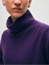 Essential Turtleneck Sweater in Midnight Violet