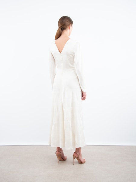 Marta-B Dress in Pearl