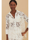 Sun Eyelet Shirt in White