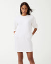 AirEssentials Crew Neck Dress in White