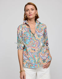 Margot Long Sleeve Top in Multi