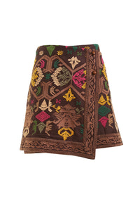 Scarlett Skirt in Chocolate Multi