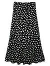 Mia Bias Skirt in Dot Print