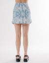 Caspian Skirt in Ivory/Blue