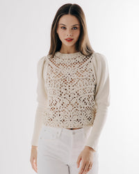 Carleigh Sweater in Cream