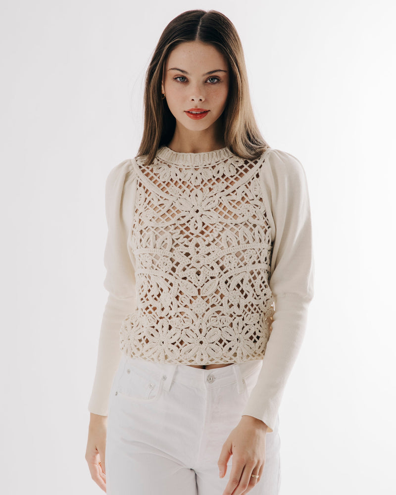 Carleigh Sweater in Cream