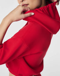 AirEssentials Cinched Hoodie in Spanx Red