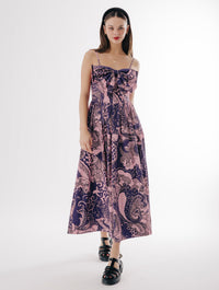 Dolcia Dress in Rolling Winds Print