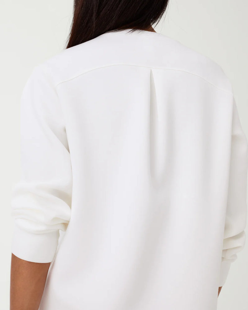 AirEssentials Crew Neck Dress in White