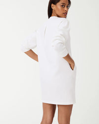 AirEssentials Crew Neck Dress in White