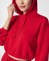 AirEssentials Cinched Hoodie in Spanx Red