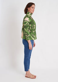 Aspen Blouse in Whirlwind Green