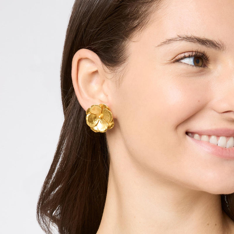 Bloom Statement Stud in Gold