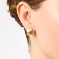 Catalina X Pavé Stud Earring