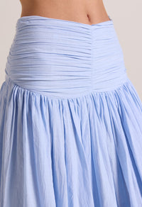 Cherry Skirt in Light Blue