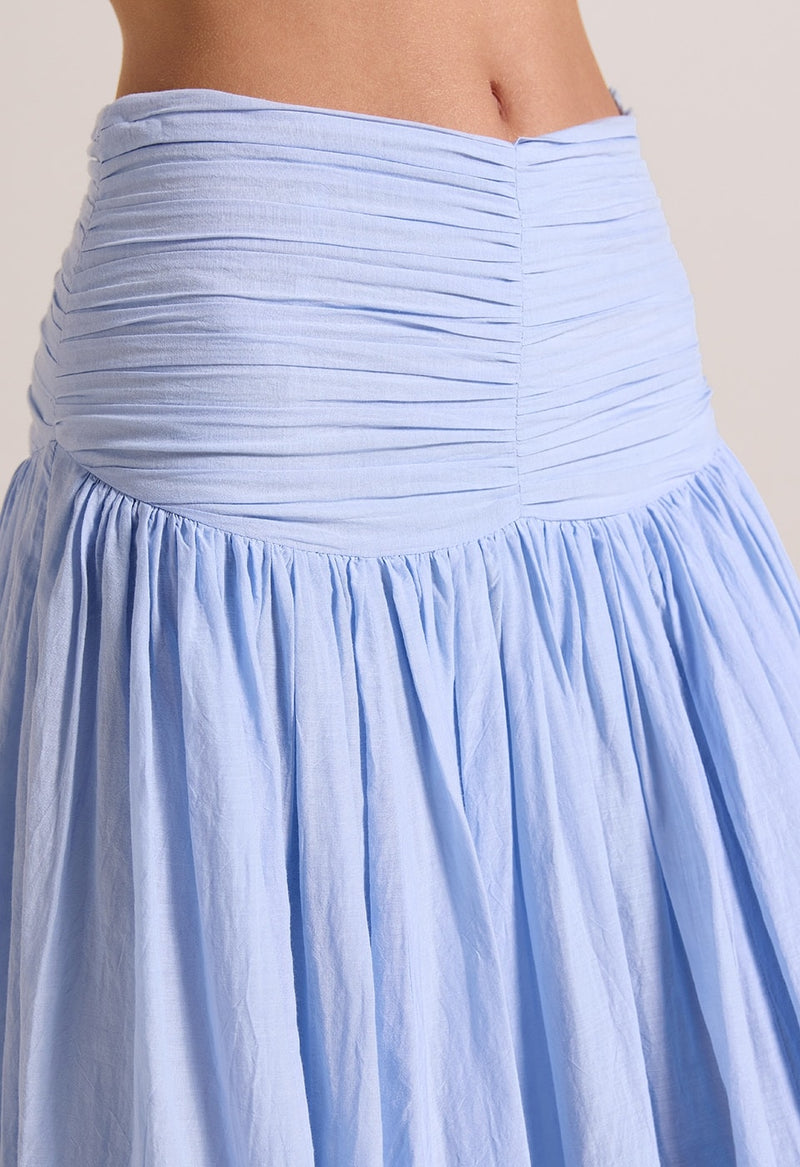 Cherry Skirt in Light Blue