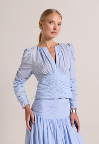 Christine Top in Light Blue