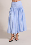 Cherry Skirt in Light Blue