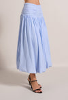 Cherry Skirt in Light Blue