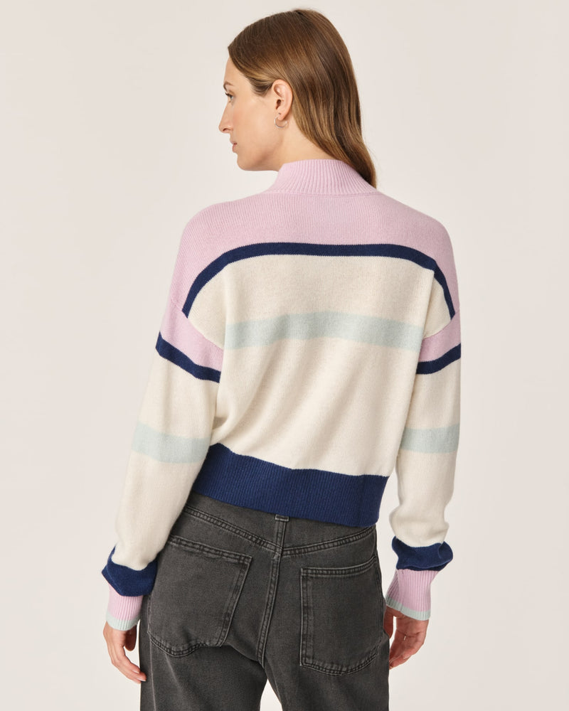 Denali Sweater in Vanilla Stripe