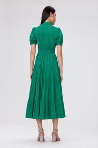 Darby Dress in Signature Green