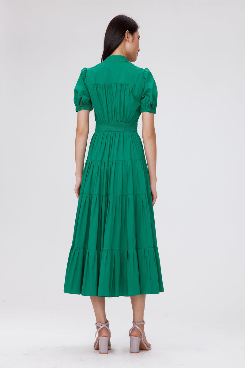 Darby Dress in Signature Green