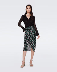 Garcel Skirt in Chain Spots Black