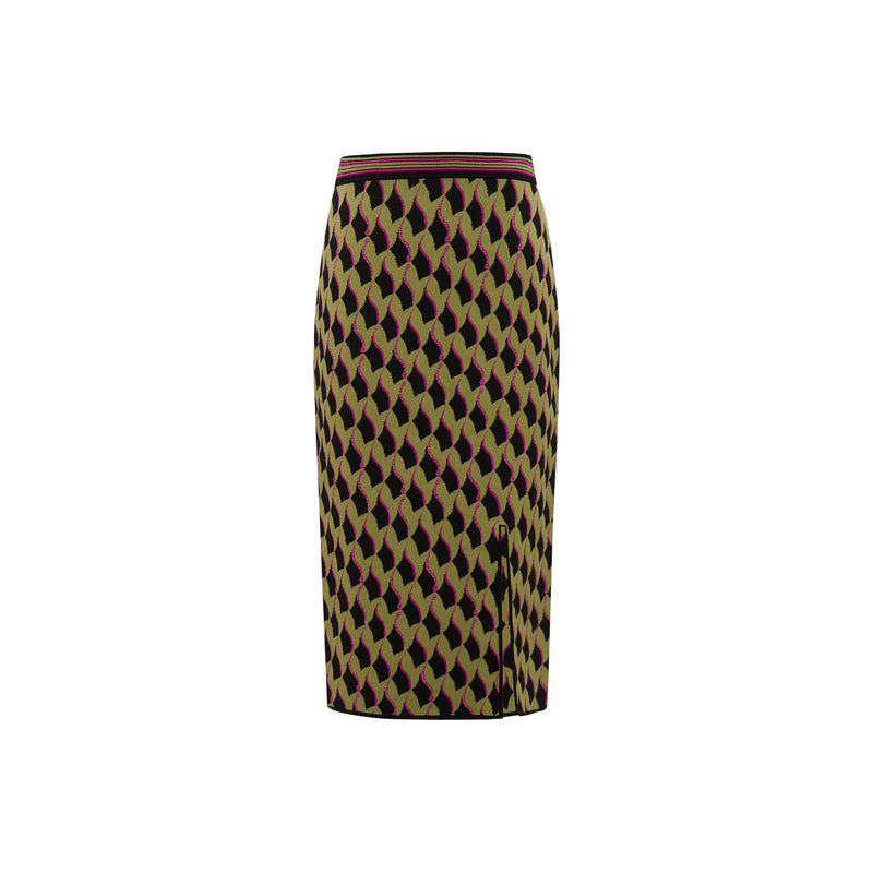 Gusta Skirt in Bird Weave Misty Green *FINAL SALE*