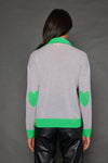 Polo Pop Sweater in Silvermist