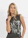 Tank Top in Mosaico Grey