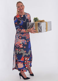 Ashton Dress in Lilliput Navy