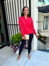 Jenni Long Sleeve Top in Persimmon *FINAL SALE*