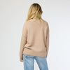 Benton Sweater in Taupe/Citron