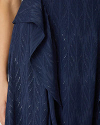 Astreri Dress in Navy/Silver