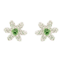 Charlie Stud Earring in Lime