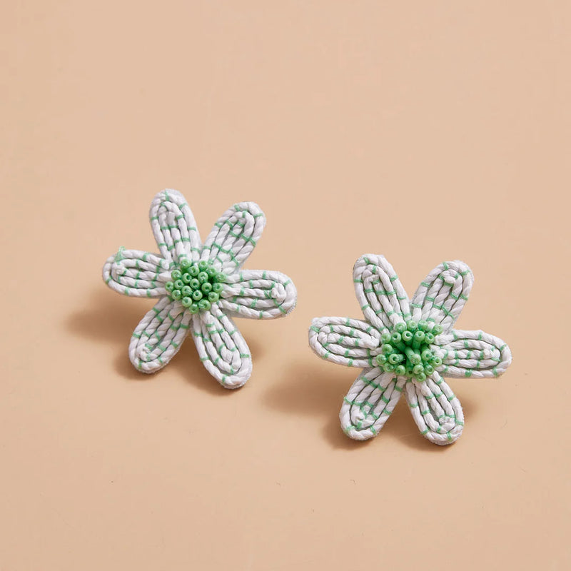 Charlie Stud Earring in Lime