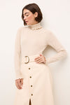 Corgan Turtleneck Sweater in Cream