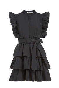 Emery Dress in Caviar Black