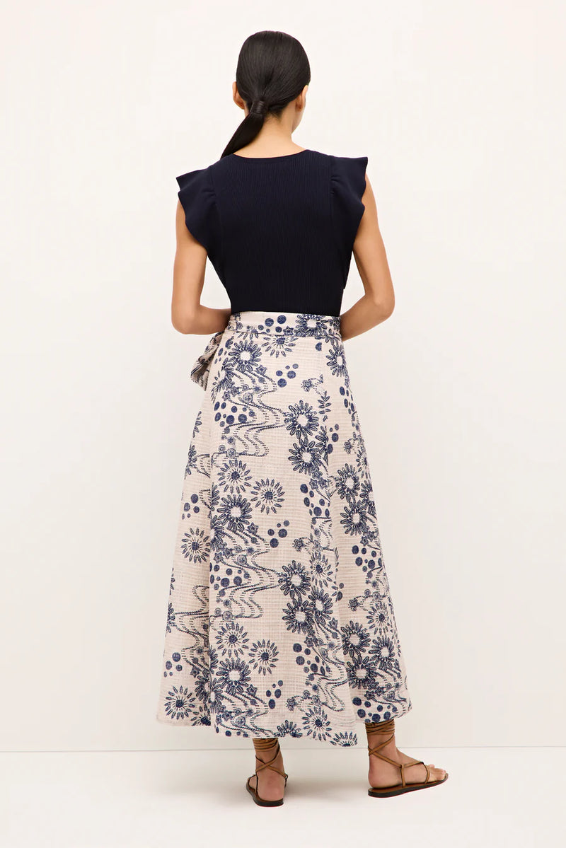 Estine Wrap Skirt in Solstice